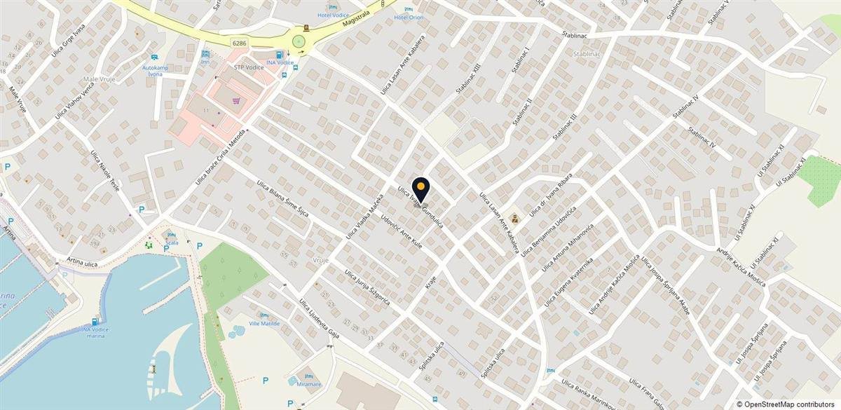 Map: Digital Momentum, Ivana Gundulića 24, Vodice